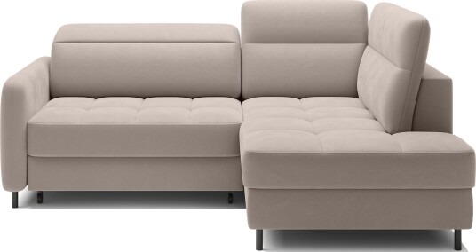 Masuo Sovesofa med Sjeselong 3 seter Beige