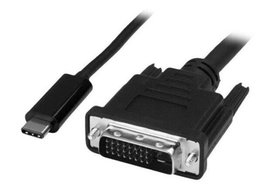 StarTech USB-C til DVI Adapter 2m - 1920x1200 Sort