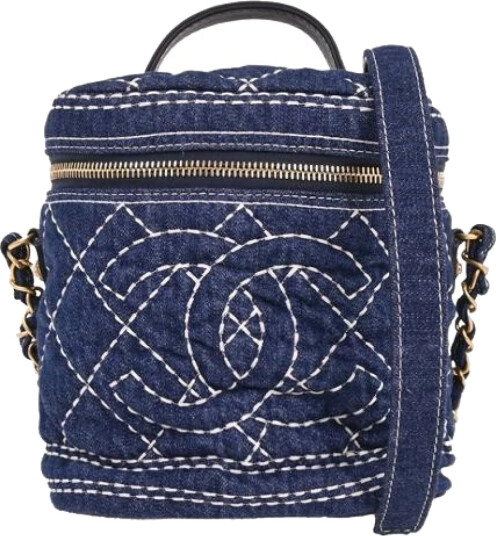 Chanel Vintage Dame Blå