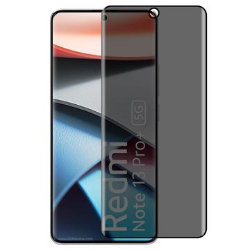 Xiaomi Redmi Note 13 Pro+ Privacy Full Cover Skjermbeskyttere Panzerglass - Svart Kant