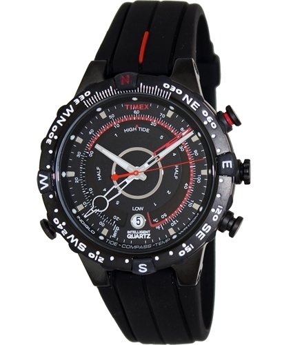 Timex Herreklokke T2N720 Intelligent Sort/Gummi Ø45 mm