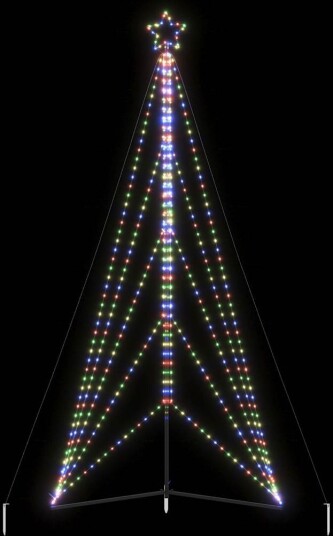  LED Juletre 615 Fargerike 404,5 cm