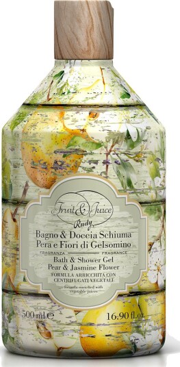Rudy Profumi Fruit & Juice Bath & Shower Cream - 6 dufter, Pear & Jasmine