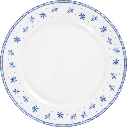 Porsgrunds Porselænsfabrik Bluebird Flower Tallerken Flat 28 cm