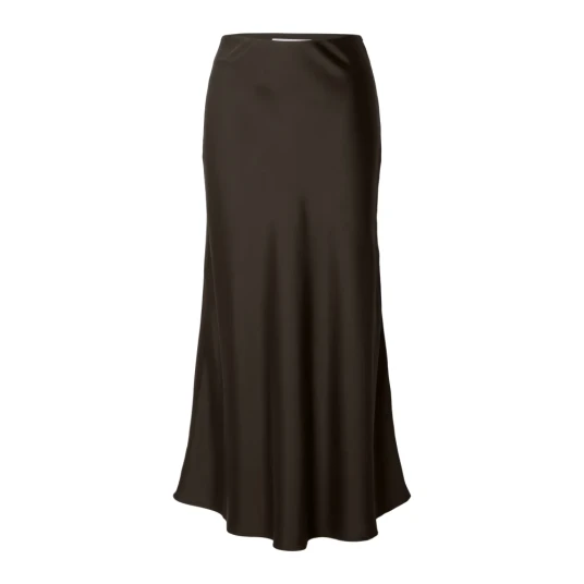 Selected Femme Dame Skjørt Brun M,