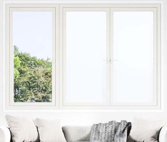 Statisk Vindusfilm Frostet hvit 60 x 500 cm PVC Statisk Vindusfilm Frostet hvit 60 x 500 cm PVC