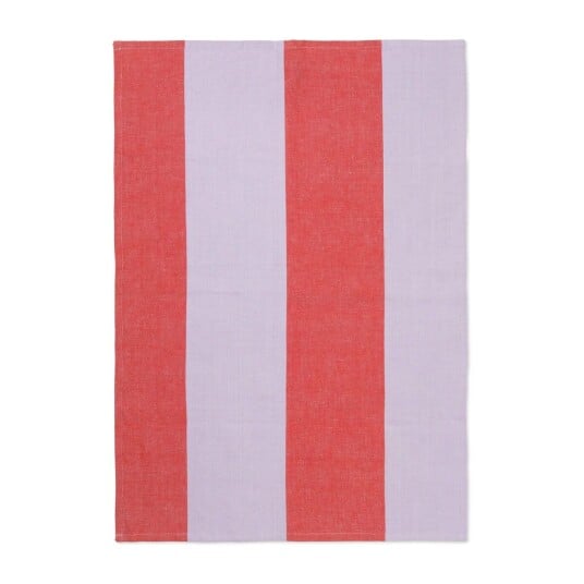 ferm LIVING Hale kjøkkenhåndkle 50x70 cm Red-lilac