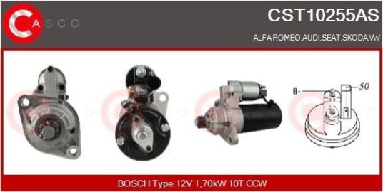 CASCO CST10255AS Starter CASCO CST10255AS Starter