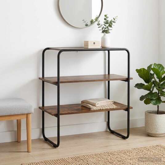 vidaXL Konsollbord Røkt Eik 60 x 41 x 75 cm Konstruert tre
