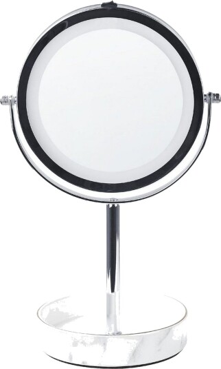 Sminkspegel Beliani Savoie Guld/Svart Silver\|\|White