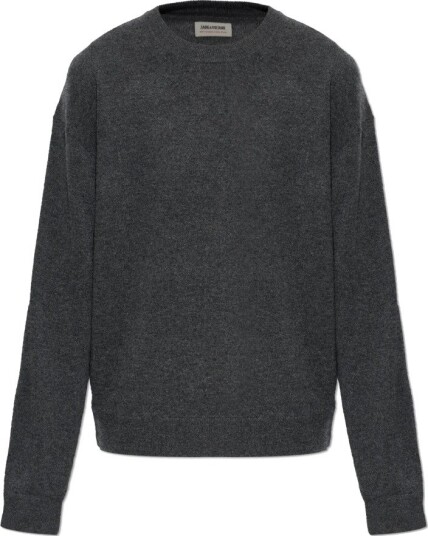 Zadig & Voltaire Herre Strikkevarer Grå L,