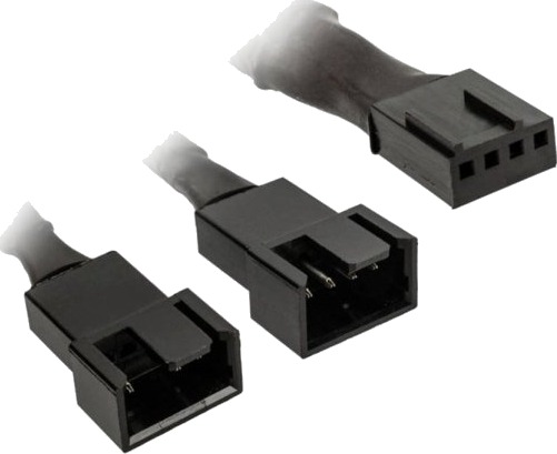Kolink 1-2 Pwm Split-Kabel For Vifter – 35 Cm Flettet Svart Kolink 1-2 Pwm Split-Kabel For Vifter – 35 Cm Flettet Svart