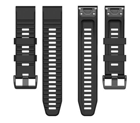 Silikonarmbånd Garmin Fenix 6X Svart