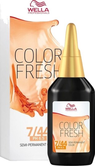 Wella Professionals Color Fresh 7/74 Medium Brown Gold Blonde 75 ml Wella Professionals Color Fresh 7/74 Medium Brown Gold Blonde 75 ml