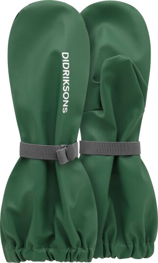 Didriksons Glove Regnvotter, Dark Moss, 2-4 år
