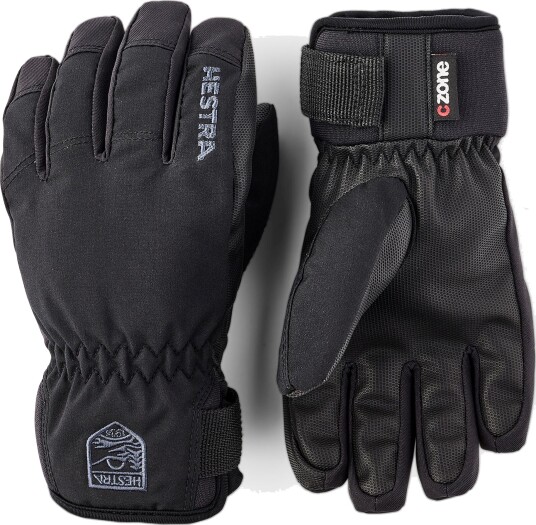 Hestra Kids' Ferox Primaloft 5-Finger 7, Black Hestra Kids' Ferox Primaloft 5-Finger 7, Black