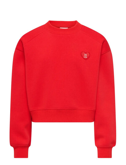 Kids Only Kogevisa L/S O Neck Short Swt Red 122 128