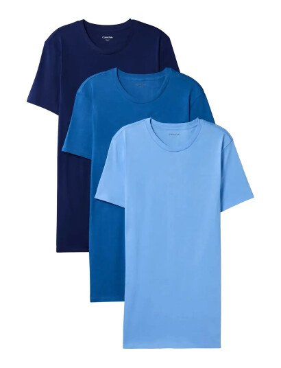 Calvin Klein S/S Crew Neck 3Pk Blue XL