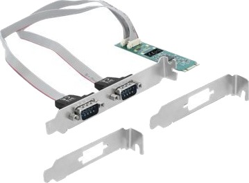 Delock Seriell Adapter M.2 2280 Rs-232 X 2 Grønn 95270