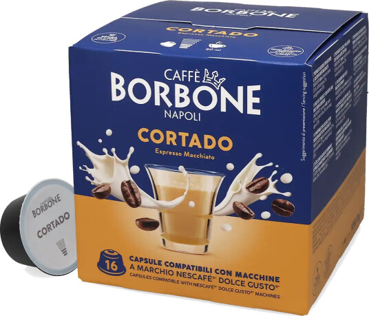 Caffè Borbone | Cortado 16 kapsler til Dolce Gusto