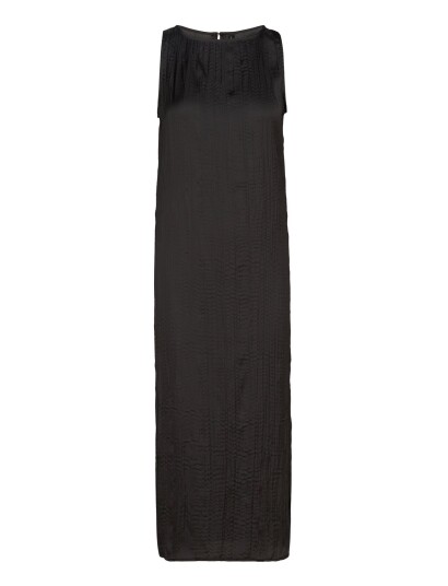 Mango | Black Textured Midi Dress | XS
