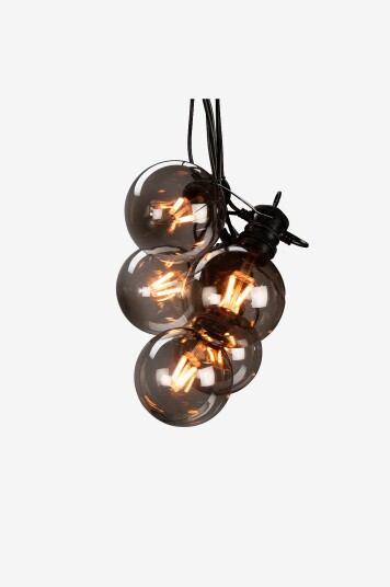 Konstsmide Lyssett 10 pærebytte. LED 450cm Svart