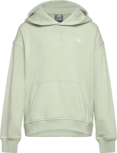 New Balance New Balance French Terry Small Logo Hoodie   SILVER MOSS   176