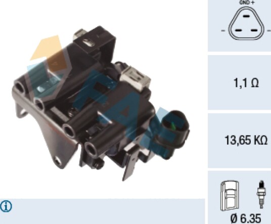 Tennspole coil FAE 80407 Tennspole coil FAE 80407
