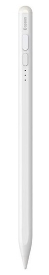 Baseus Smooth Writing 2 Kapasitiv Pekepenn / Pekepenn Med Batteriindikator (Hvit)