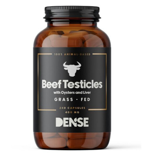 DENSE Beef Testicles Testikler av gressforet storfe 240 kapsler DENSE Beef Testicles Testikler av gressforet storfe 240 kapsler