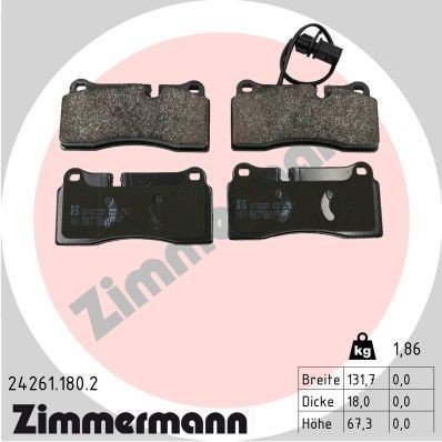 Bremseklosser ZIMMERMANN 24261.180.2