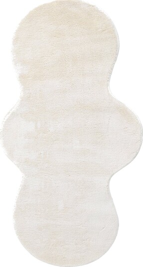 Bølgete Løper   Aranga Super Soft Fur beige Størrelse: 80 x 250 cm