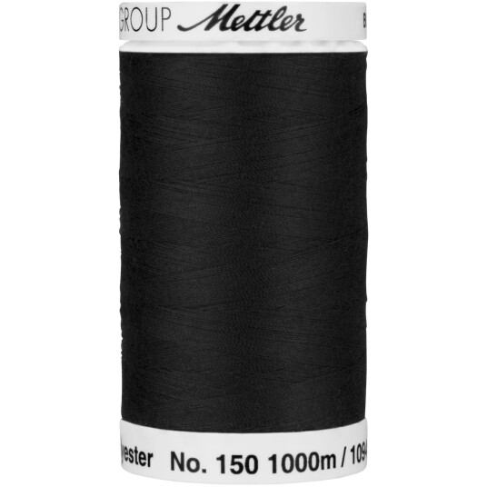 Mettler, Bobbinette 1000m Farge nr 4000 Black