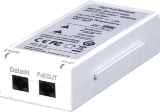 Dahua PFT1200 High PoE midspan 60W
