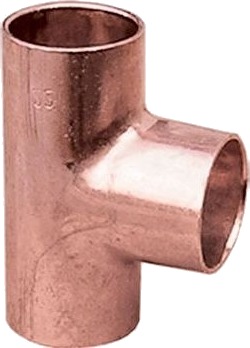 Viega Reduserende T-Stykke 42 X 18 X 42 Mm Loddet 125479