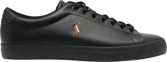 Polo Ralph Lauren Longwood Leather Sneaker - Black - 45