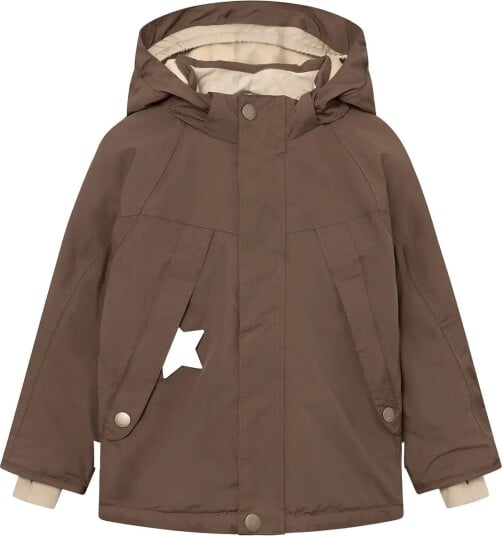 MINI A TURE Matvalonso Fleece Lined Winter Jacket. Grs CHESTNUT BROWN 152