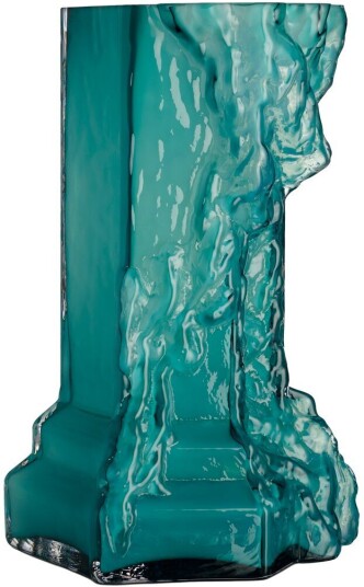 Kosta Boda Rocky Baroque vase 35 cm Chrysocolla