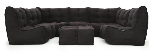 Mod 6 Lounge Max Modulsofa Black Sapphire Mod 6 Lounge Max Modulsofa Black Sapphire