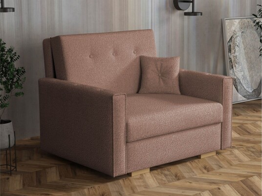 Ajiz Sovesofa 2 seter i Bouclé Rosa Ajiz Sovesofa 2 seter i Bouclé Rosa