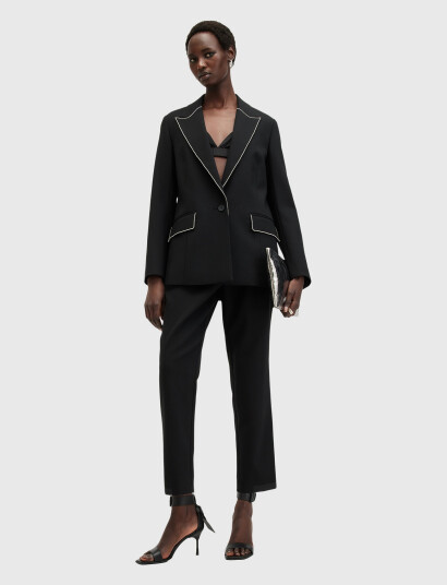 AllSaints Atlas Krys Blazer Black 34 AllSaints Atlas Krys Blazer Black 34
