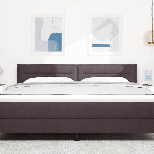 Hodegavl Linjes design Mørk brun 180 cm Stoff