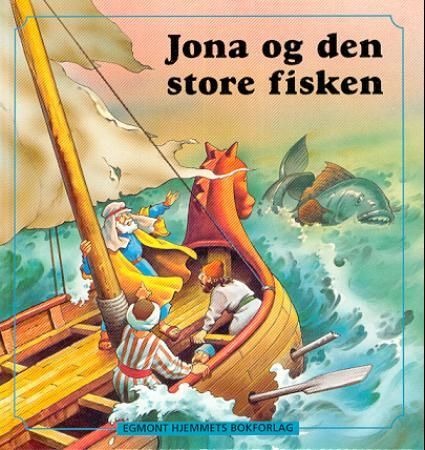Jona og den store fisken (Innbundet), Pent brukt bok