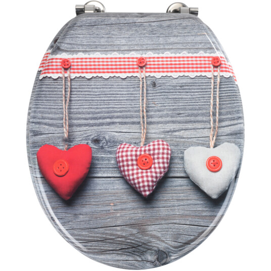 WENKO TOALETTSETE BAVARIAN HEARTS WENKO TOALETTSETE BAVARIAN HEARTS