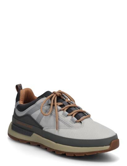Timberland Euro Trekker Low Lace Up Sneaker Light Grey Mesh - Grey - 43