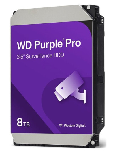 Western Digital Purple Pro 8TB Harddisk 3.5" SATA 7200RPM Western Digital Purple Pro 8TB Harddisk 3.5" SATA 7200RPM