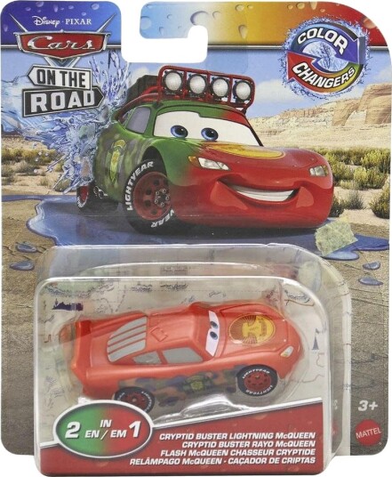 Disney Cars Fargeskiftende Lekebil 1:55 Cryptid Buster Lightning McQueen Disney Cars Fargeskiftende Lekebil 1:55 Cryptid Buster Lightning McQueen