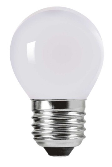 PR Home LED-pære E27 Opal hvit 2500K 4,5W 410lm Hvit