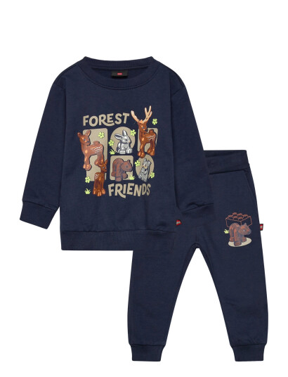 LEGO kidswear Lwsanyu 703   Sweat Set   Navy   98