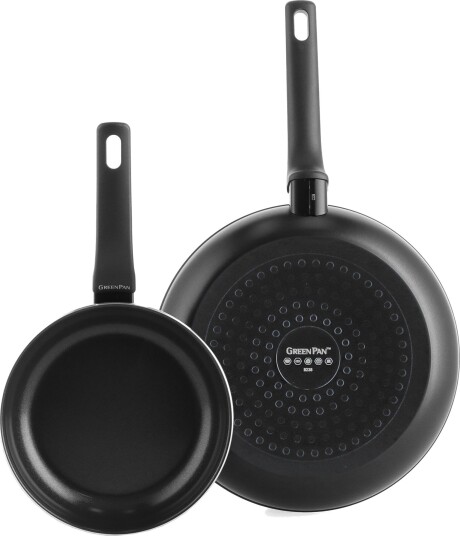 Greenpan Essence stekepannesett 20 + 28 cm svart